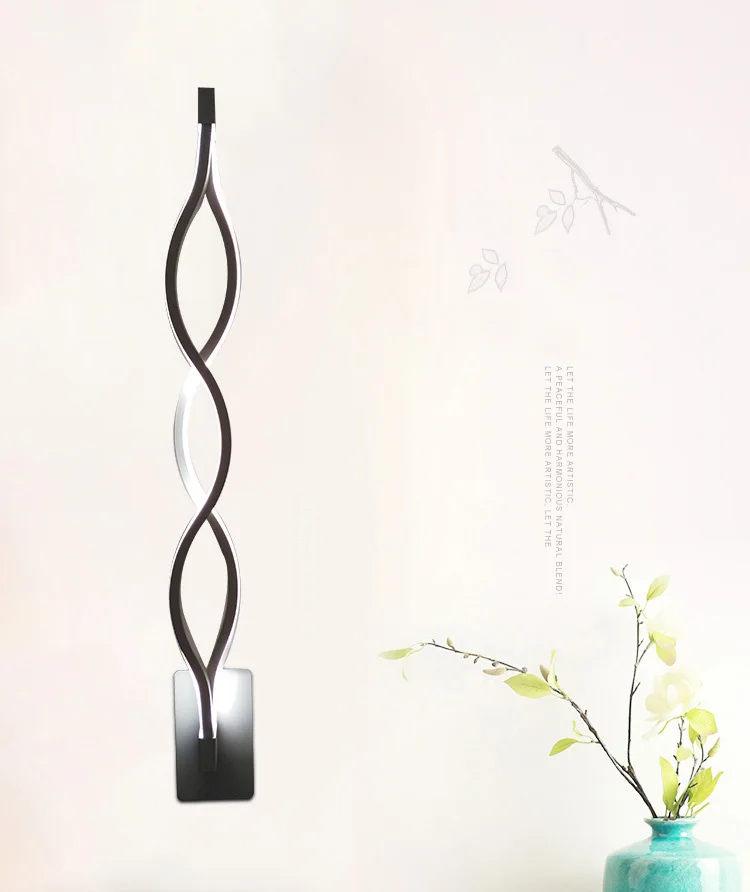 Современная светодиодная настенная лампа зеркальный акриловый светодиодный