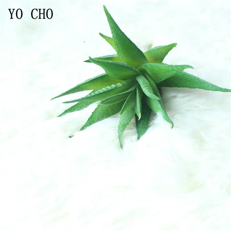 YO CHO 1 шт. высококачественные Искусственные суккуленты с мини-алоэ для домашнего
