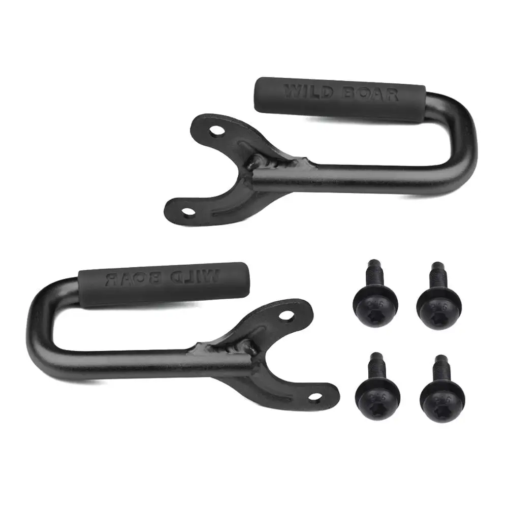 1pair black 2x черный Передний жесткий держатель поручень ручки для 97-06 Jeep Wrangler TJ Unlimited - Название цвета: 1pair black