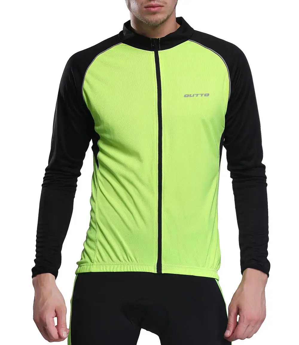 

Outto long sleeve bike shirt for men quick dry bicycle jersey cycling jersey