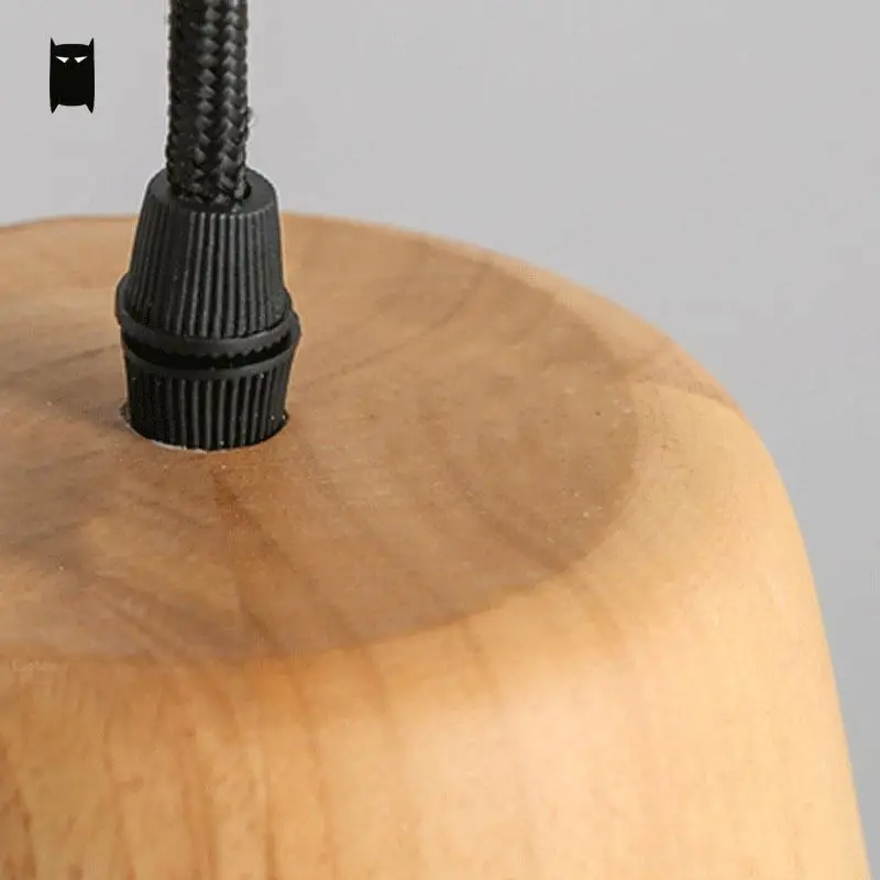 Подвесной светильник из дуба современный деревенский потолочный в японском и