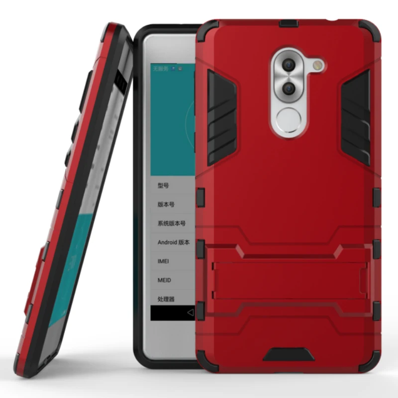 TANZ чехол для huawei Honor 6X ТПУ + PC с подставкой жесткий пластик двойная степень защиты