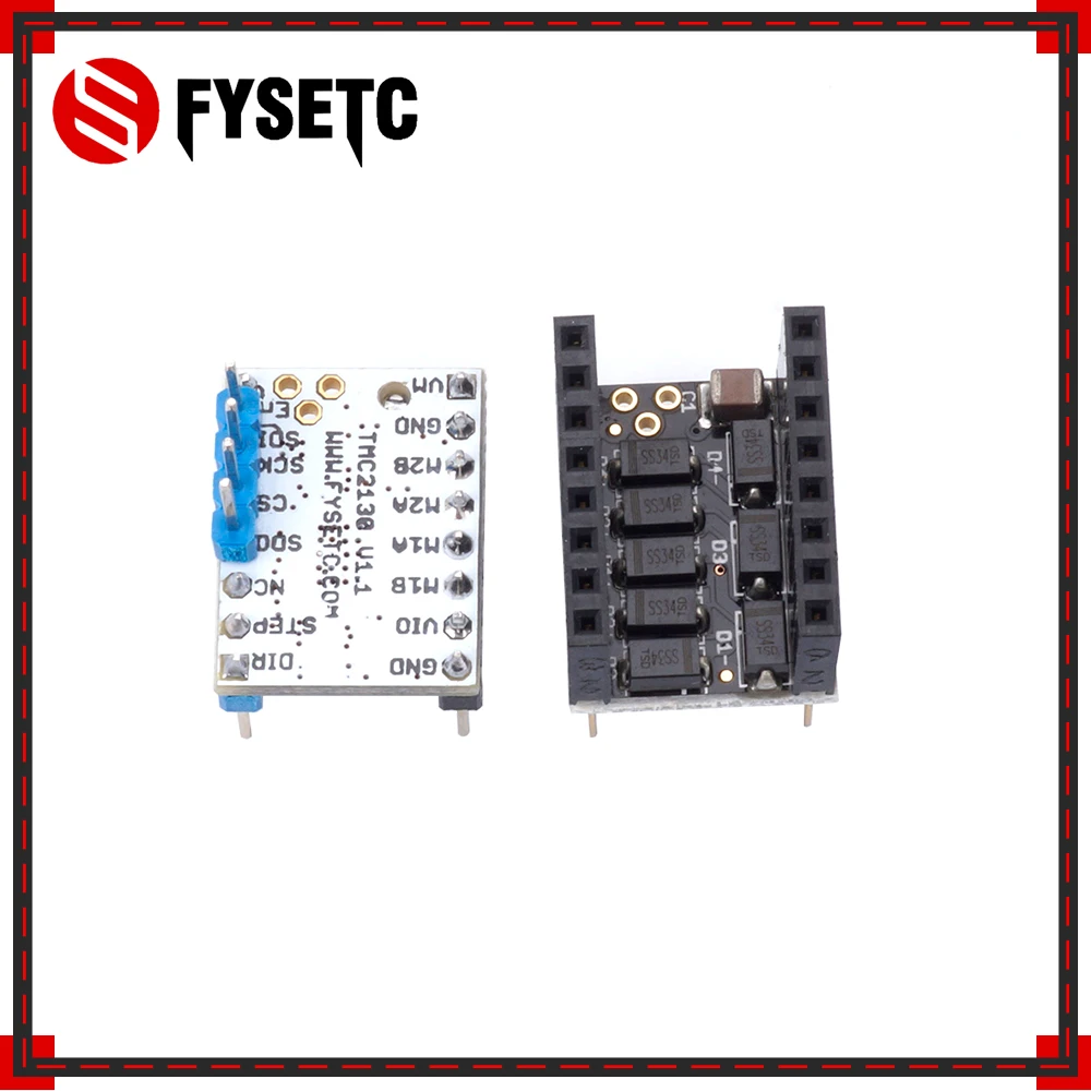 5 шт. драйвер шагового двигателя TMC2130 V1.1 Stepstick для SPI с радиатором защитная Плавная