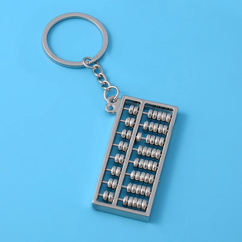 Модный маленький металлический кулон для ключей держатель китайский квадратный