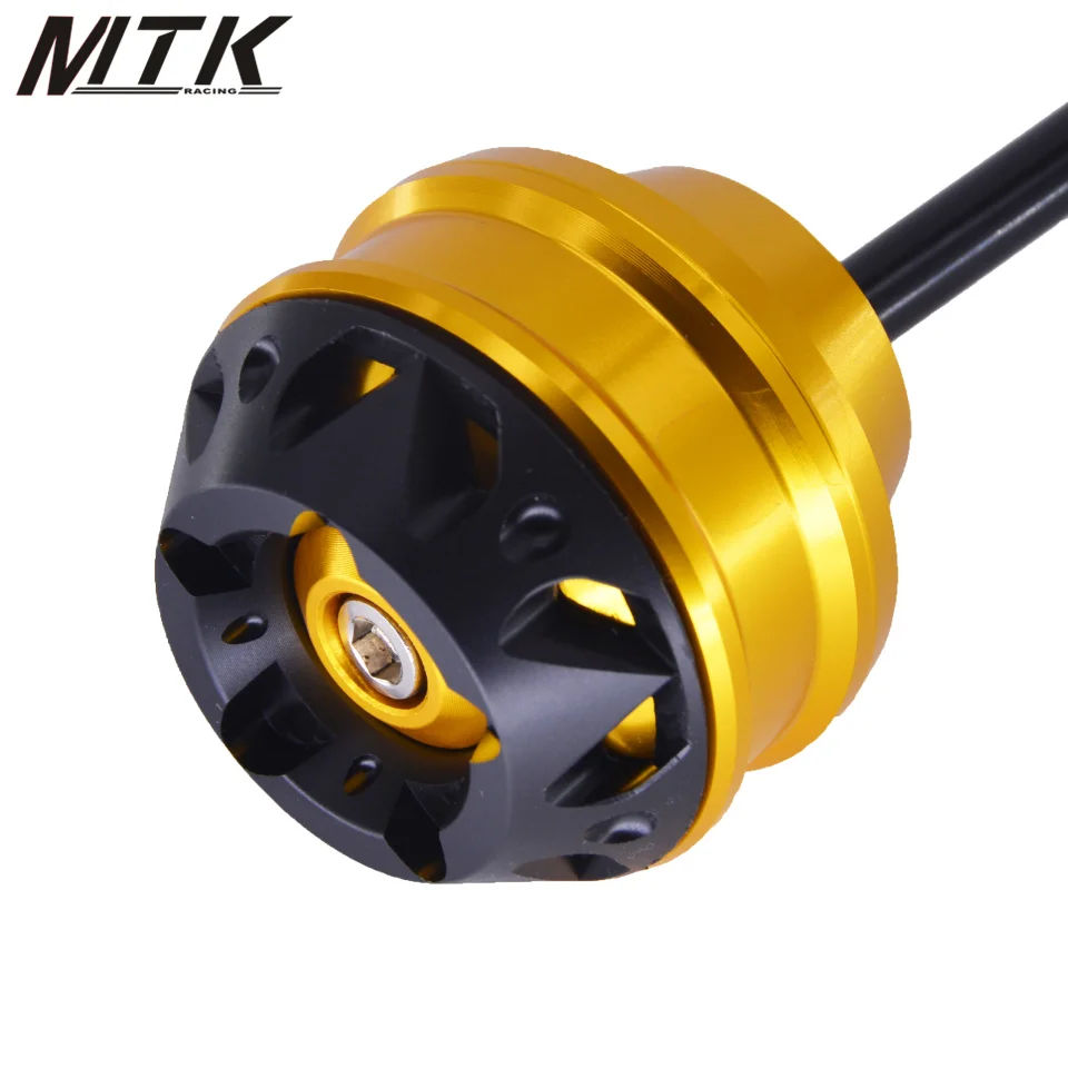 gold front wheel Для KAWASAKI ZZR1400 2011- zzr 1400 с ЧПУ модифицированный+ Переднее колесо мотоцикла drop ball/амортизатор - Цвет: gold front wheel