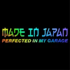 Сделано в Японии, улучшенная наклейка EVO дрейф JDM, виниловая забавная наклейка для ноутбука