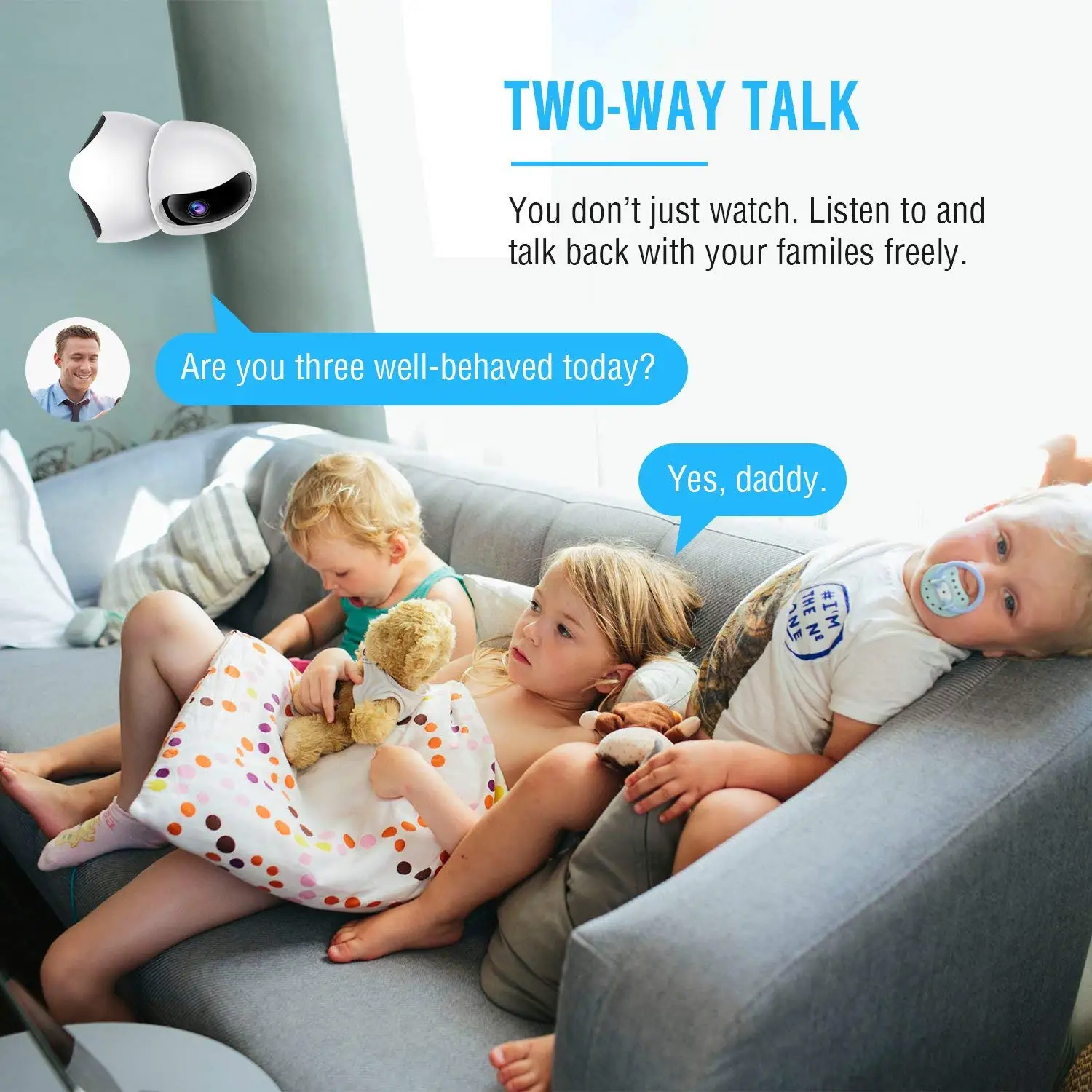 Интеллектуальная домашняя камера 1080 P Wi Fi Беспроводной IP охранной сигнализации