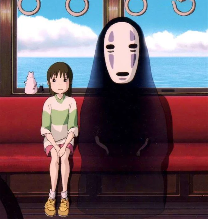 Унесенные призраками Безликий человек аниме маска для косплея Халат Дети