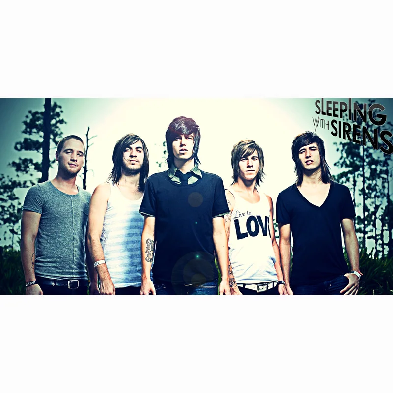 70*140 см Sleeping With Sirens бамбуковое волокно банные Полотенца душ путешествия Плавание