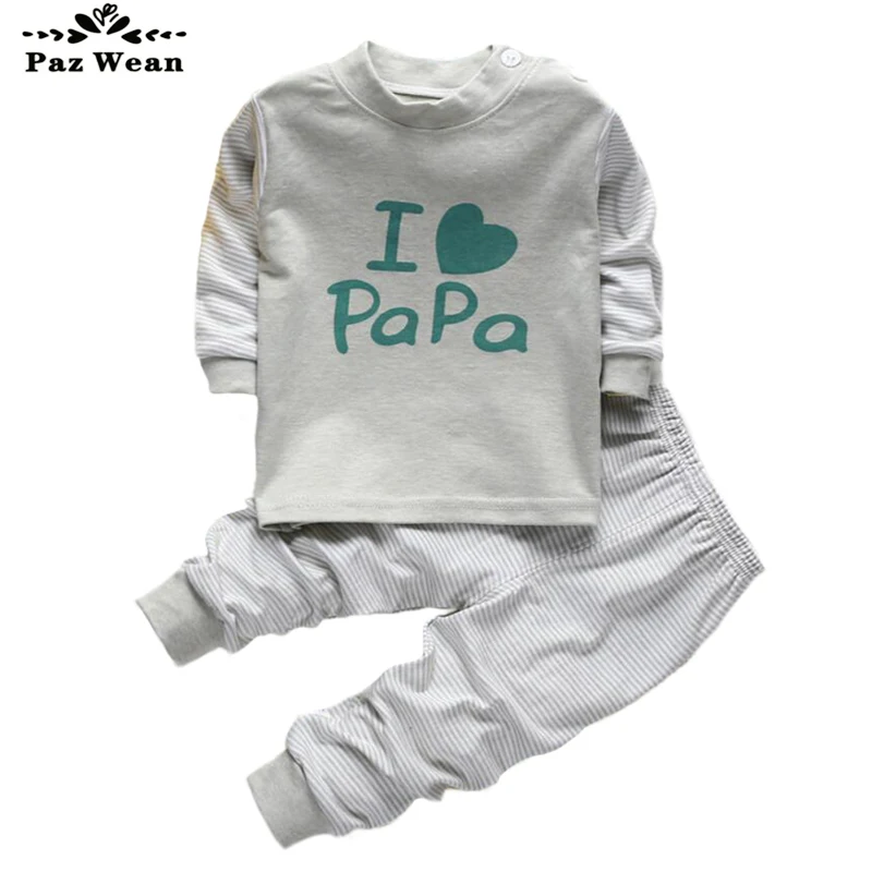 Пижамы осень-зима для мальчиков и девочек детские пижамы 2 3 4 лет комплекты