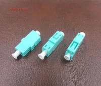 gongfeng 200pcs new connector lcpcapc single mode fiber coupler simplex adapter lc gigabit om3 flange telecomspecial wholesal