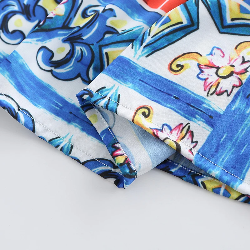 Детское платье без рукавов из полиэстера с принтом | Детская одежда и обувь