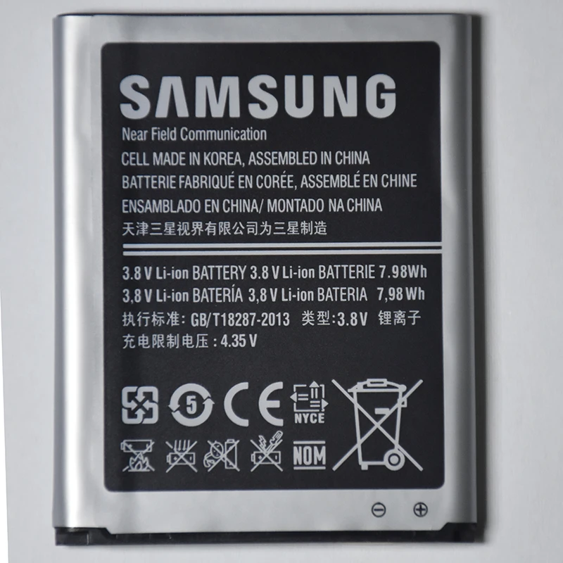 Корабль из ru наличии Samsung оригинальный 2100 мАч мобильный Батареи для Galaxy S3 i9300 I9305