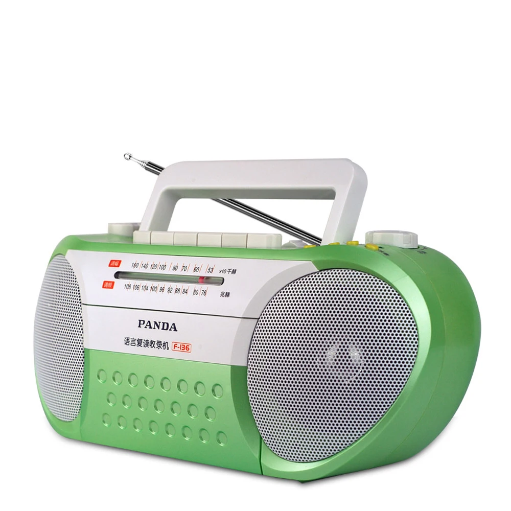 

PANDA F-136 Tape Recorders Repeat Recording Small Double Rpeaker Radio