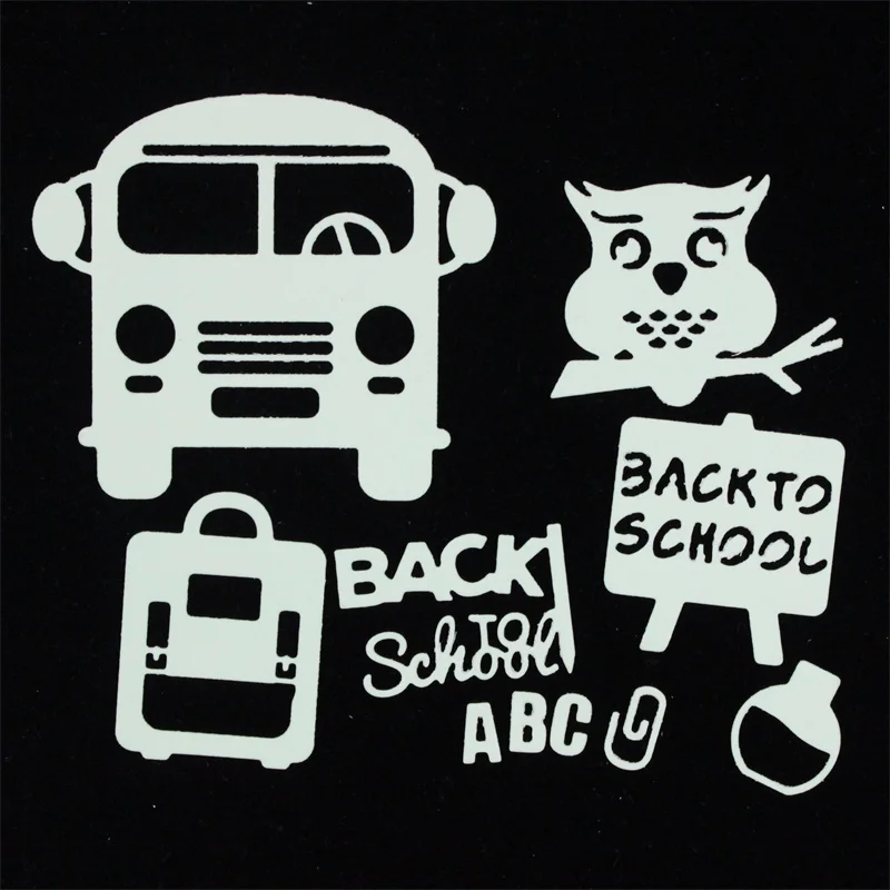 

KSCRAFT Back To School Metal Cutting Dies Stencils for DIY Scrapbooking/photo album Decorative Embossing DIY Paper Cards