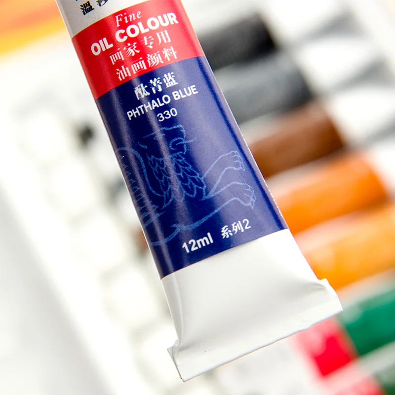 

Oil paint 12/18 color boxed student beginner painter special art painting paint boxed Art Supplies