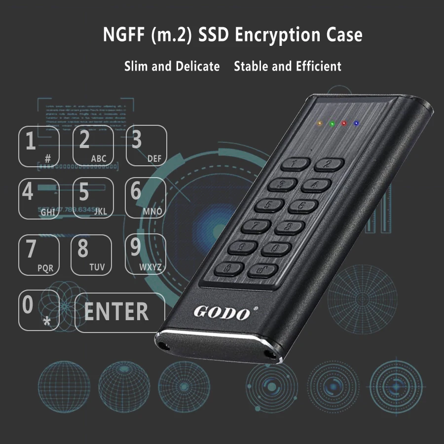 Твердотельный жесткий диск Sata3 к USB3.0 6 Гбит/с ngff с шифрованием M.2 ssd портативный