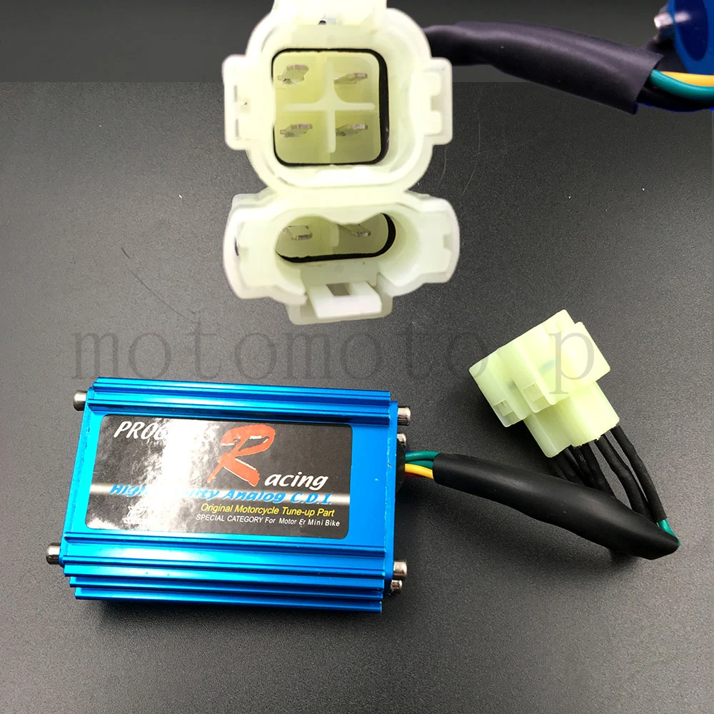 Большая распродажа 6 pin AC Racing CDI Коробка Катушка зажигания для GY6 50cc 125cc 150cc 139QMB 152QMI 157QMJ Скутер мопед ATV бесплатно