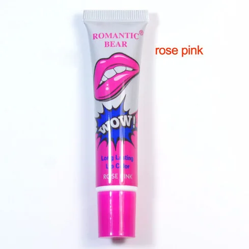 rose red Отшелушивающая стойкая матовая губная помада, маска для макияжа губ, жидкий оттенок, румяна, водостойкая - Цвет: rose red