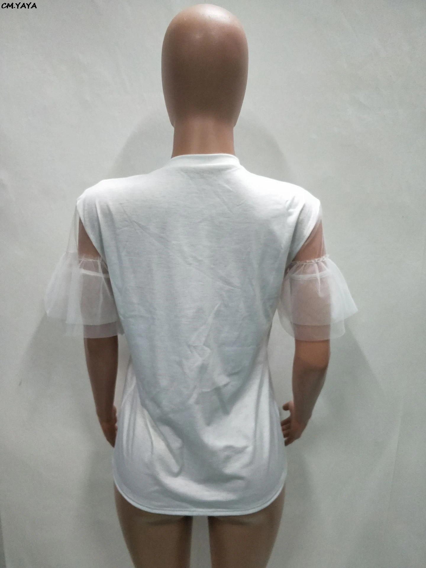 2019 женская футболка с буквенным цветочным принтом о-образным вырезом