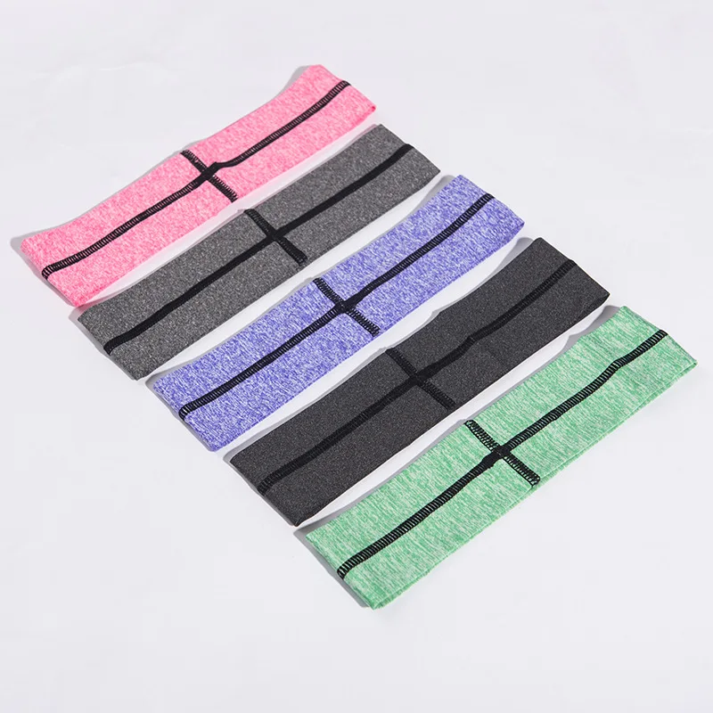 Высококачественная повязка для волос занятий йогой широкополосная лента бега