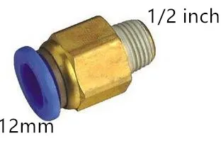 Новинка 12 мм 1/2 дюйма пневматический прямой полиуретановый шланг пластиковая