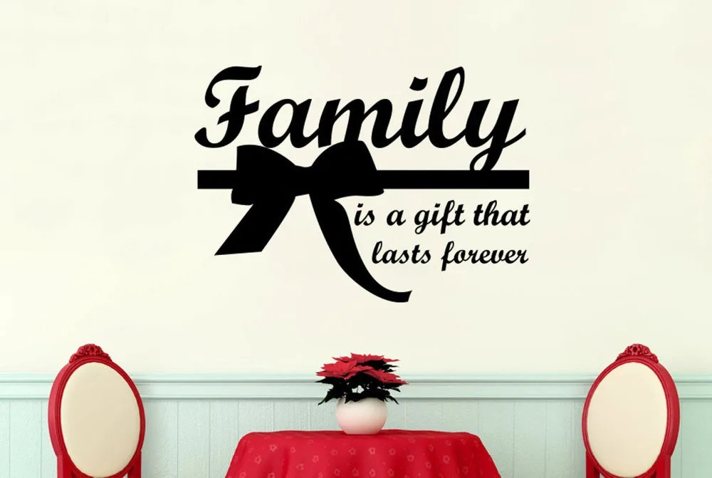 

Family Is A Gift That Lasts Forever Wall Sticker