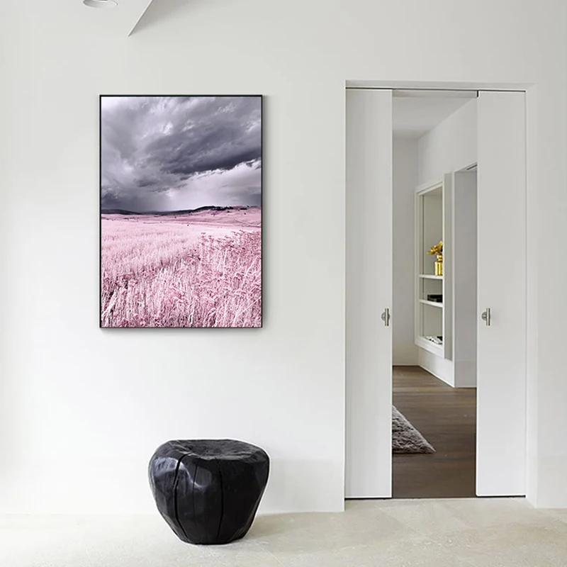 Абстрактная романтическая розовая нежная фиолетовая живопись картина шелковое