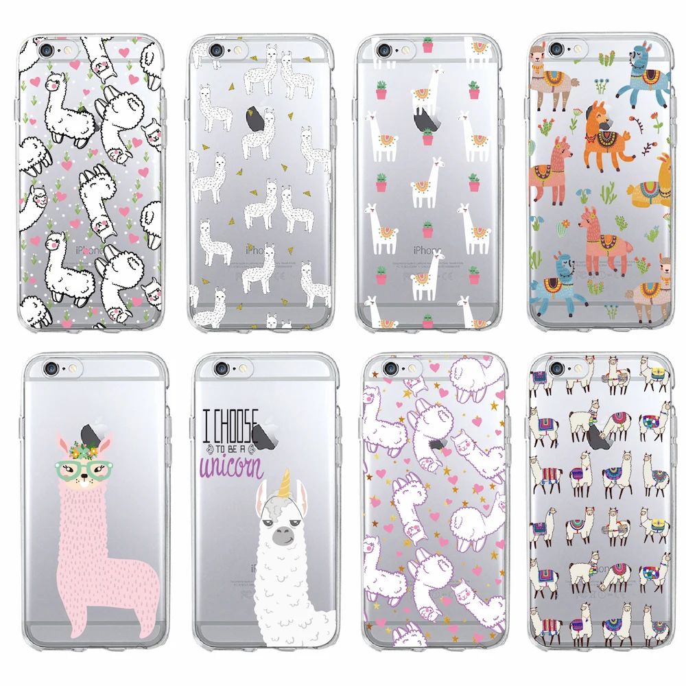 Мягкий чехол для телефона с мультяшным принтом iPhone 11 Pro Max 7 7Plus 12 6Plus 8 8Plus X XS Kawaii