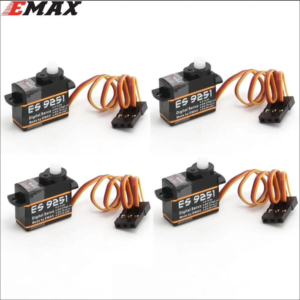 Emax ES9251 2 5g цифровой сервопривод RC 0.27kgf. См для радиоуправляемого вертолета части