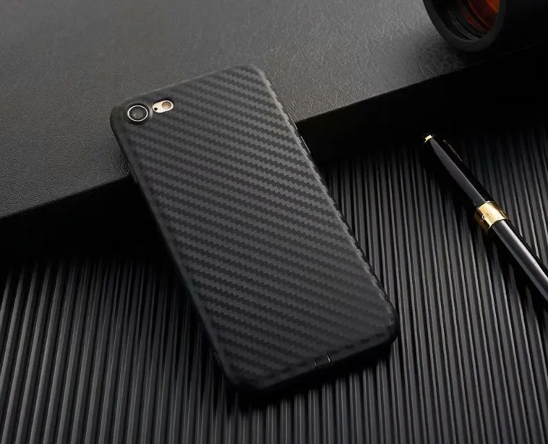 Чехол из углеродного волокна для iPhone XS Max X XR 8 7 Plus 5 5S SE 6 6S Чехол Мягкий чехол из ТПУ для Iphone 7 8 XS 11 Pro Max силиконовый чехол для телефона
