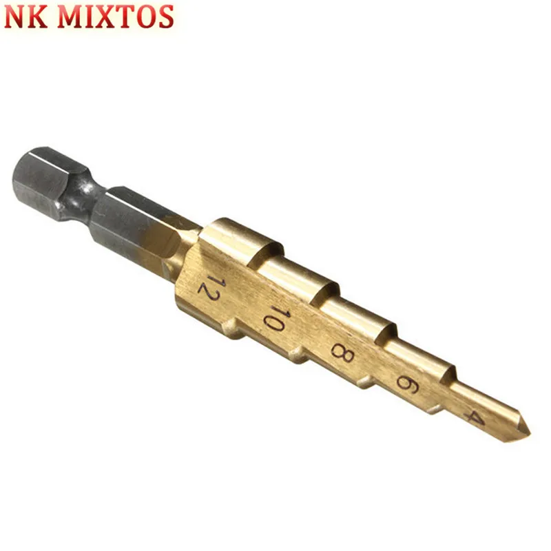 NK MIXTOS 1 шт. Нож Металлический Стальной Шаг сверло Отверстие Резак Режущий