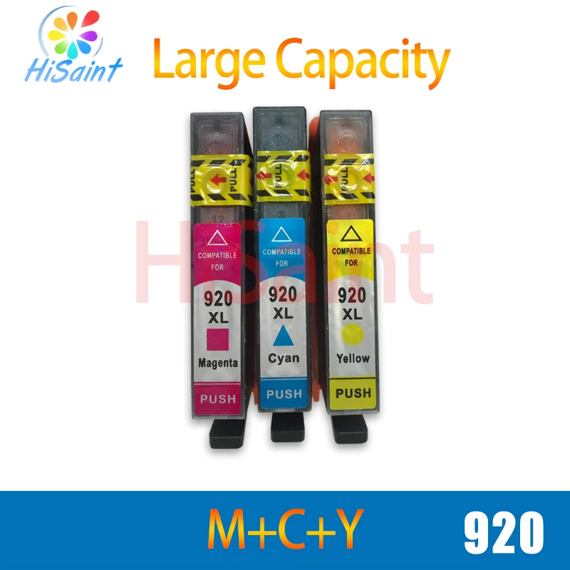 Чернильный картридж hisaint для HP 920 920XL принтера OfficeJet 6000 6500 6500A 7000 7500 7500A бесплатная
