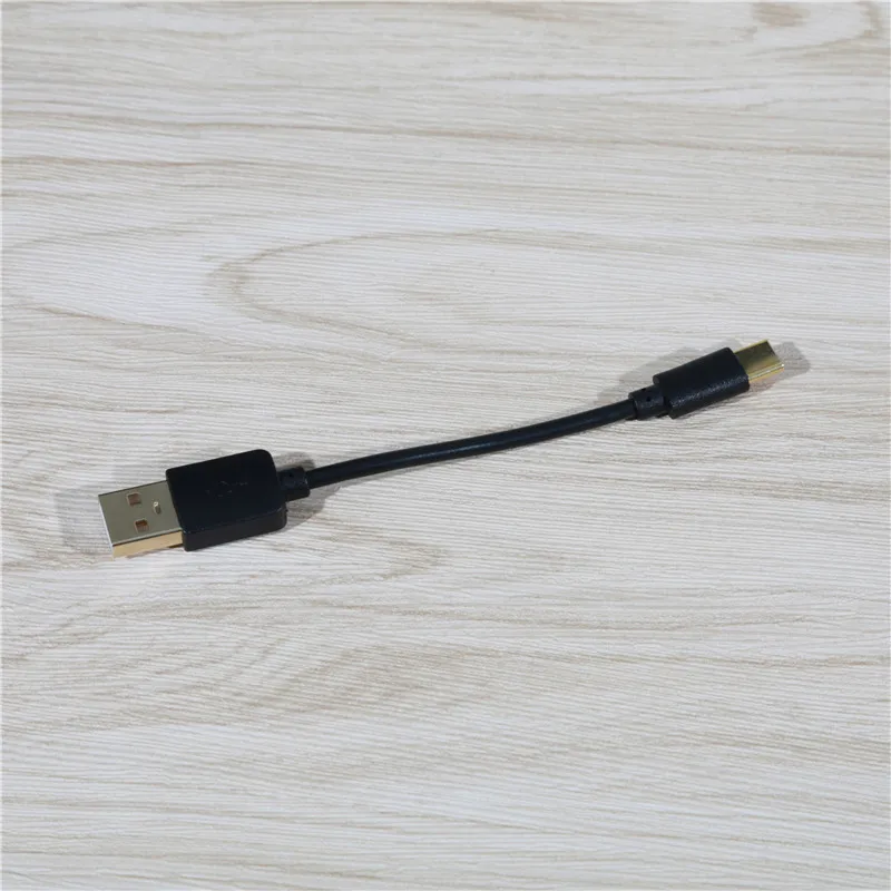 QQQRGB 12 см короткий кабель Type c позолоченный 2A Быстрая зарядка данных Тип C зарядное