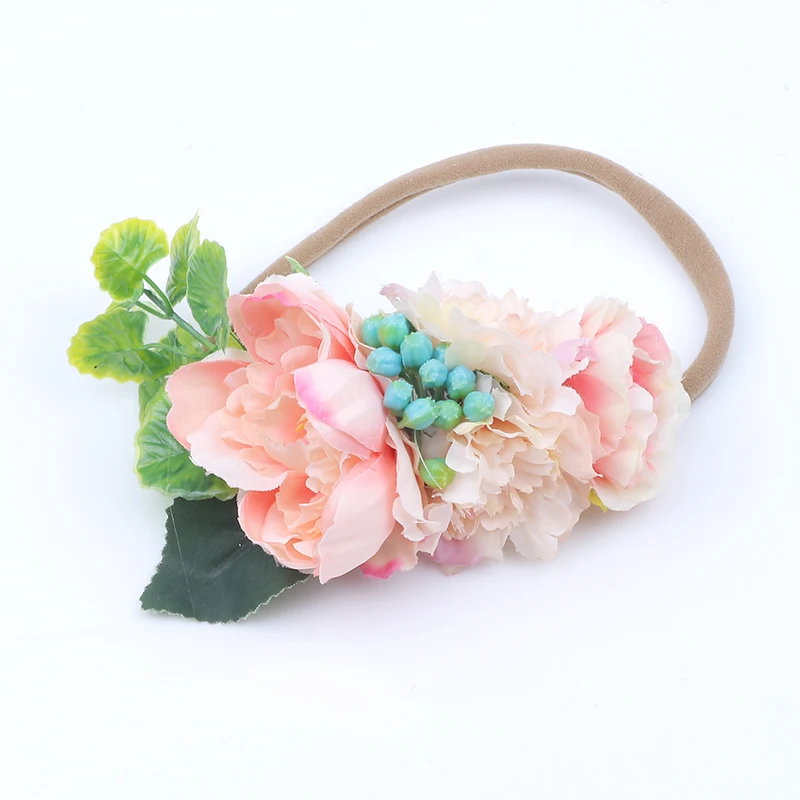 New Ribbon Flower Hairband Newborn Hair bands bohemian festival Headband Kids Accessories for Girls | Детская одежда и обувь