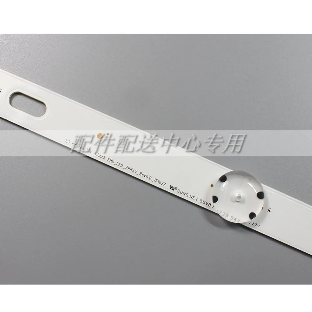 3 шт. x 43-дюймовая светодиодная подсветка для LG 43LH604V 43LH60_FHD_A Тип Innotek 16Y 43 дюймов