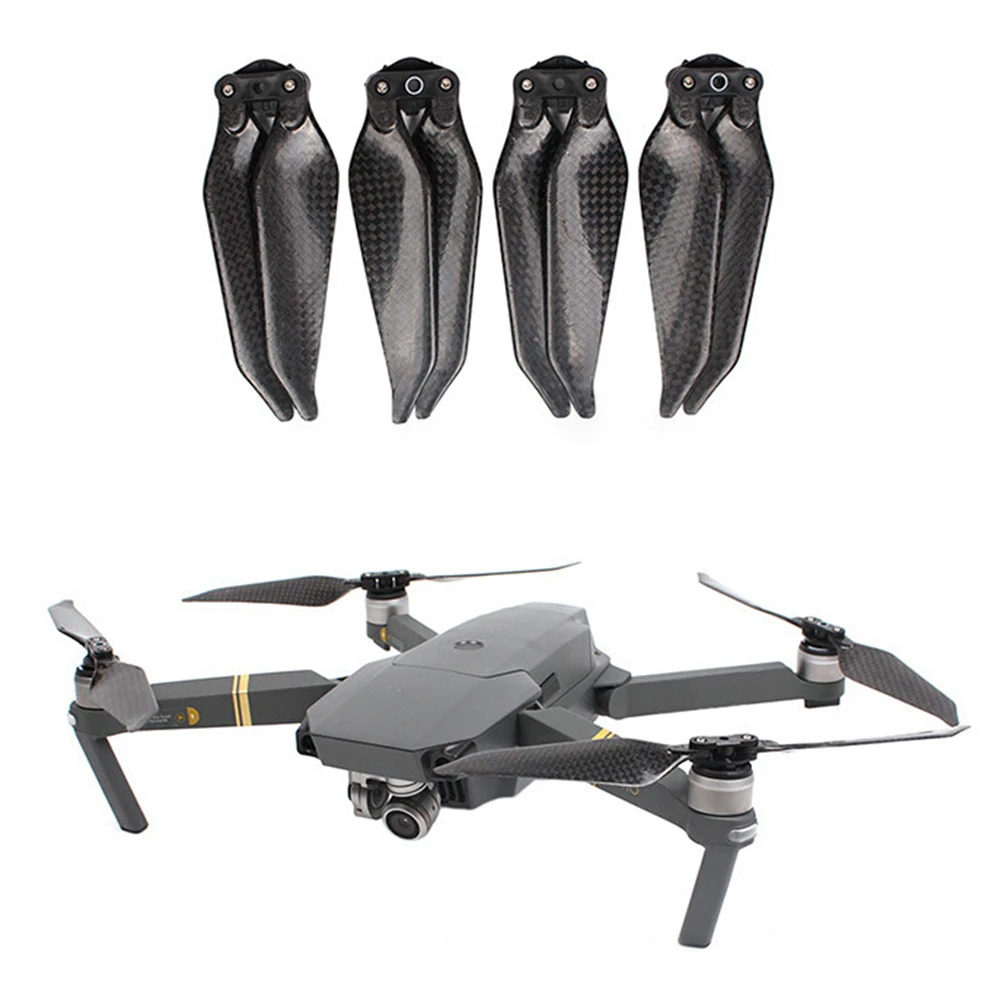 Новый углеродного волокна пропеллеры для DJI Mavic Pro Платиновый Дрон быстрая