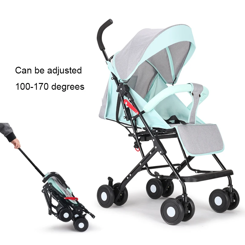 Легкая коляска быстрая складная Коляска из алюминиевого сплава Детские коляски |