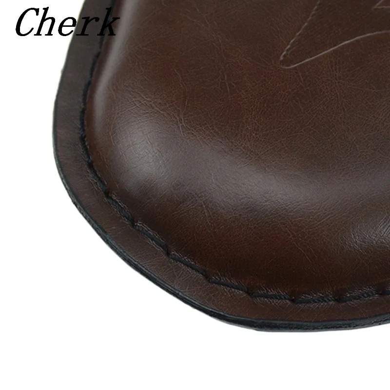 Чехол с черепом для соло на сиденье из коричневой кожи + комплект крепления