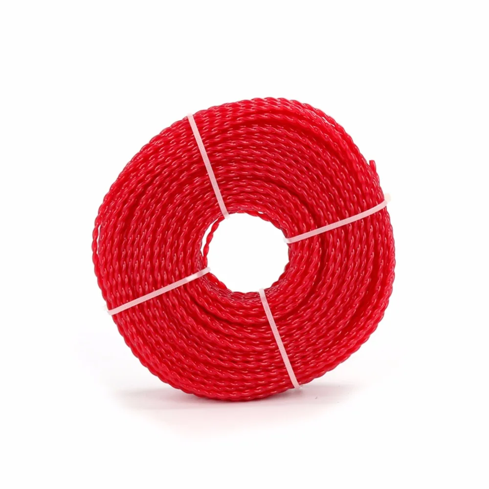 Cutter rope twist type nylon rope mowing line grass machine plastic rope, Trimmer Line Rope Roll Cord Strimmer Wire String Grass