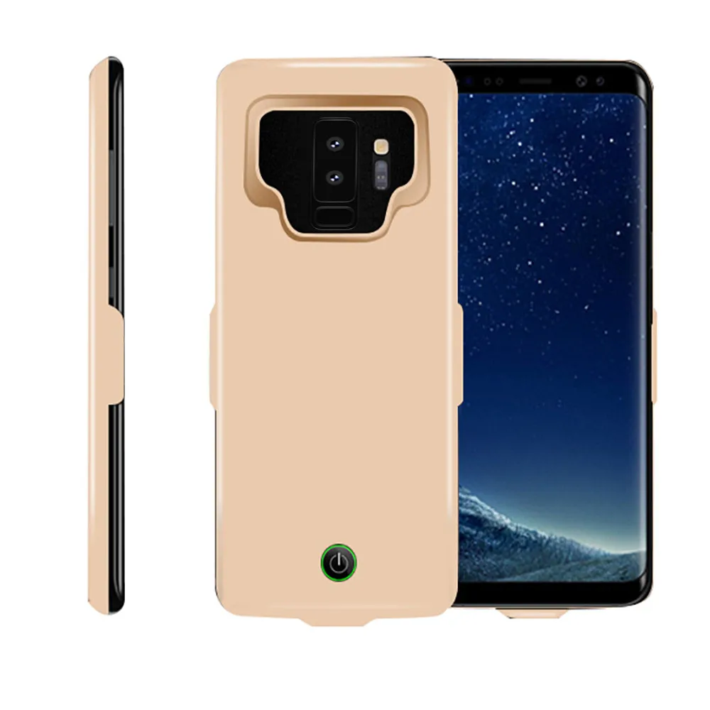 7000 мАч Расширенная зарядка Аккумулятор Чехол для samsung Galaxy S9 Plus Быстрая зарядка дополнительная емкость батареи литий-полимерный