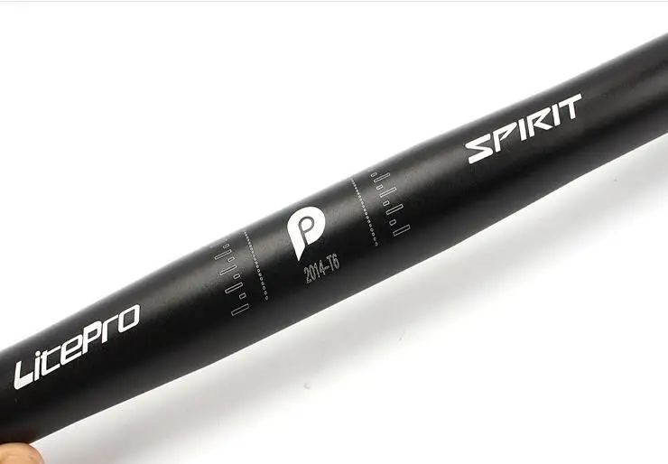 

Litepro 412 spirit 6061 aluminum horizontal handlebar BMX one shaped handlebar straight handlebar 25.4 580mm 145g