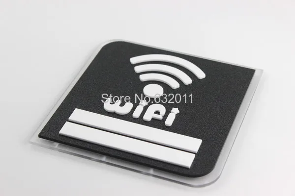Акриловая wifi вывеска доска обслуживание значок стикер на стену|wall sticker|stickers wall