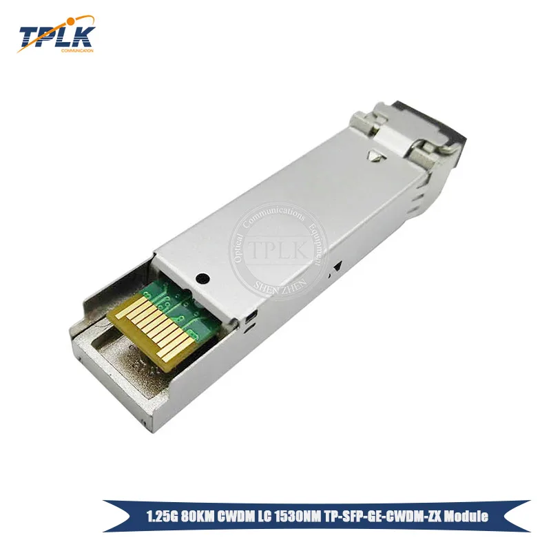 Горячая продажа 1 25G 80KM CWDM LC 1530NM оптический модуль с DDM волоконно SFP