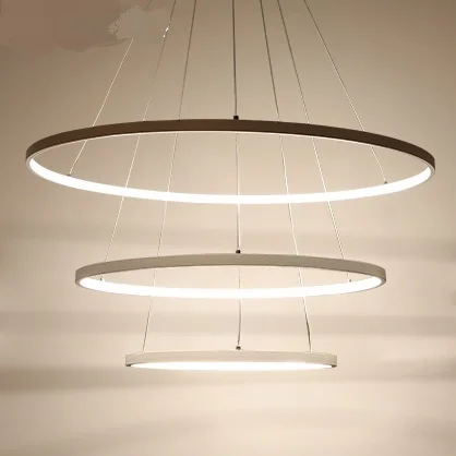 Кольцо LED скандинавские светодиодные подвесные светильники Модная креативная