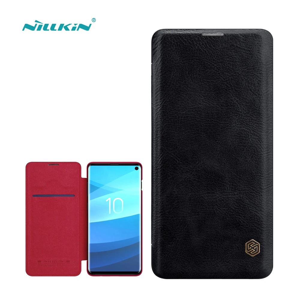 Для samsung Galaxy S10 флип-чехол S10 5G S10e чехол Nillkin Qin из искусственной кожи флип-чехол для samsung Galaxy S10 Plus кошелек