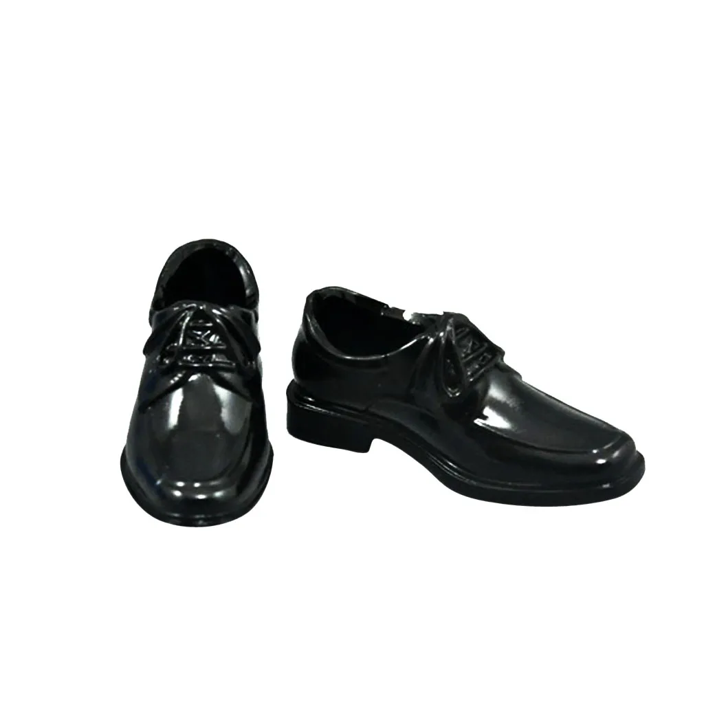 1/6 Black Shoes for 12&quot Male Action Figure Body | Игрушки и хобби