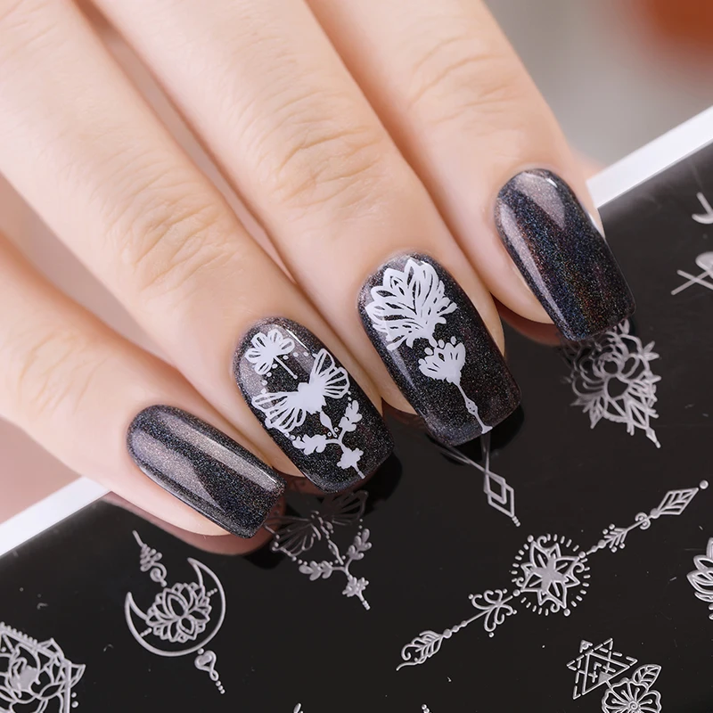 Формочки Для ногтей BORN PRETTY прямоугольные шаблоны для нанесения рисунков сделай