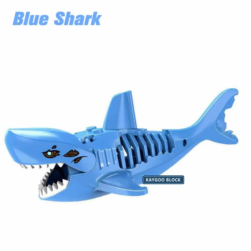 Экшн кирпичи Ghost Zombie Shark одиночные Строительные для пиратов Карибского бассейна