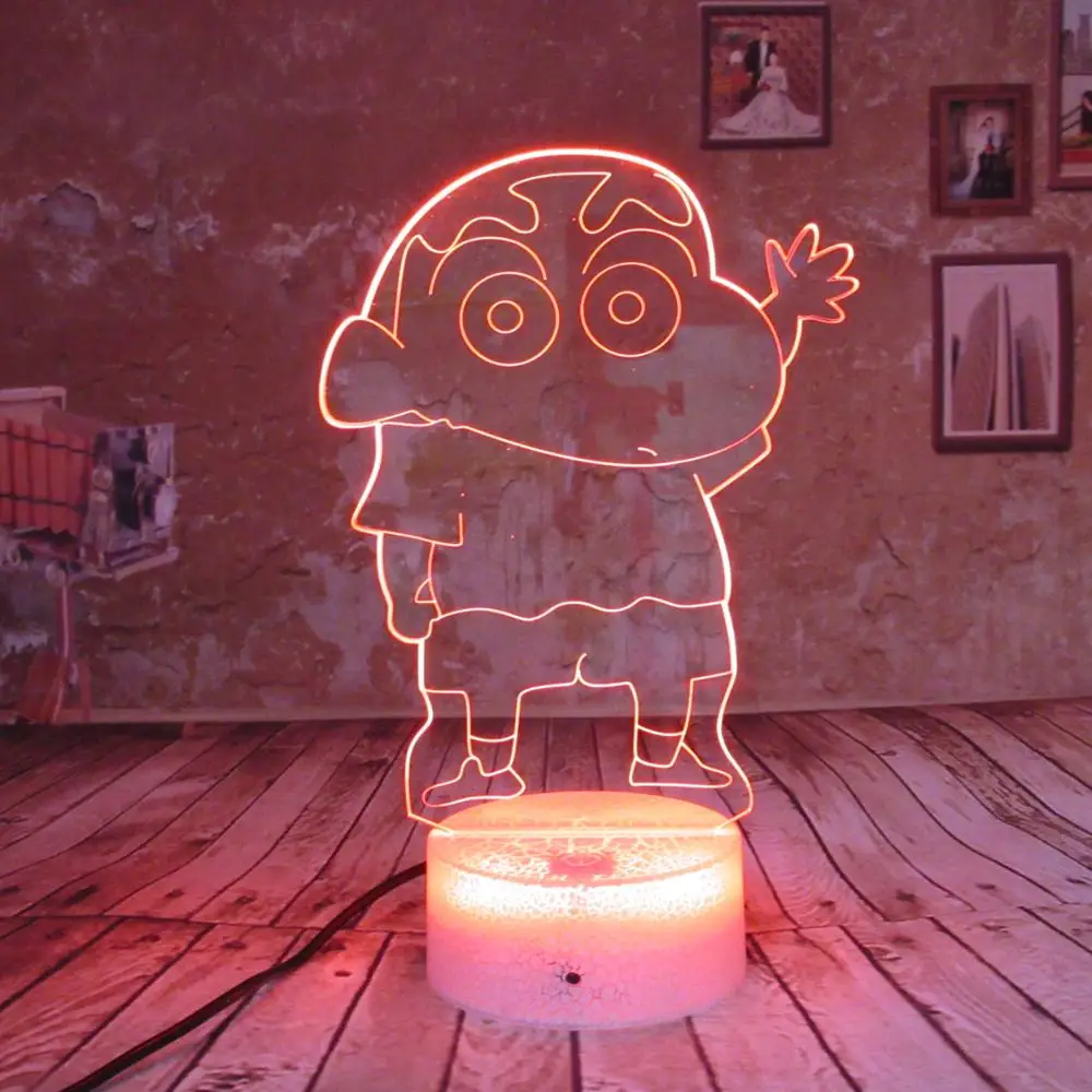 Мультяшный ночной Светильник Shin Chan светодиодный светильник для детей подарок